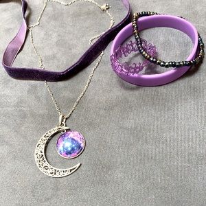 Purple Jewelry Set